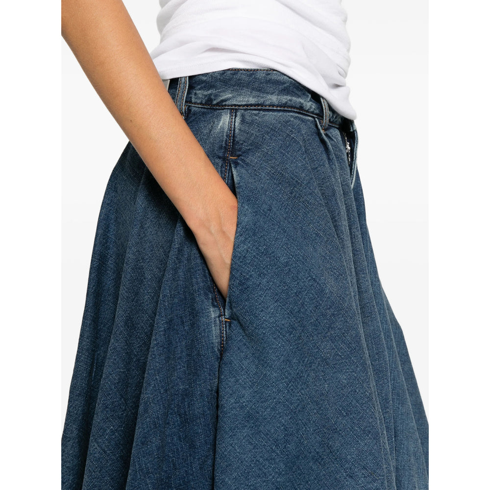 Balenciaga Blue Shorts - Knee-Length Shorts Women BALENCIAGA