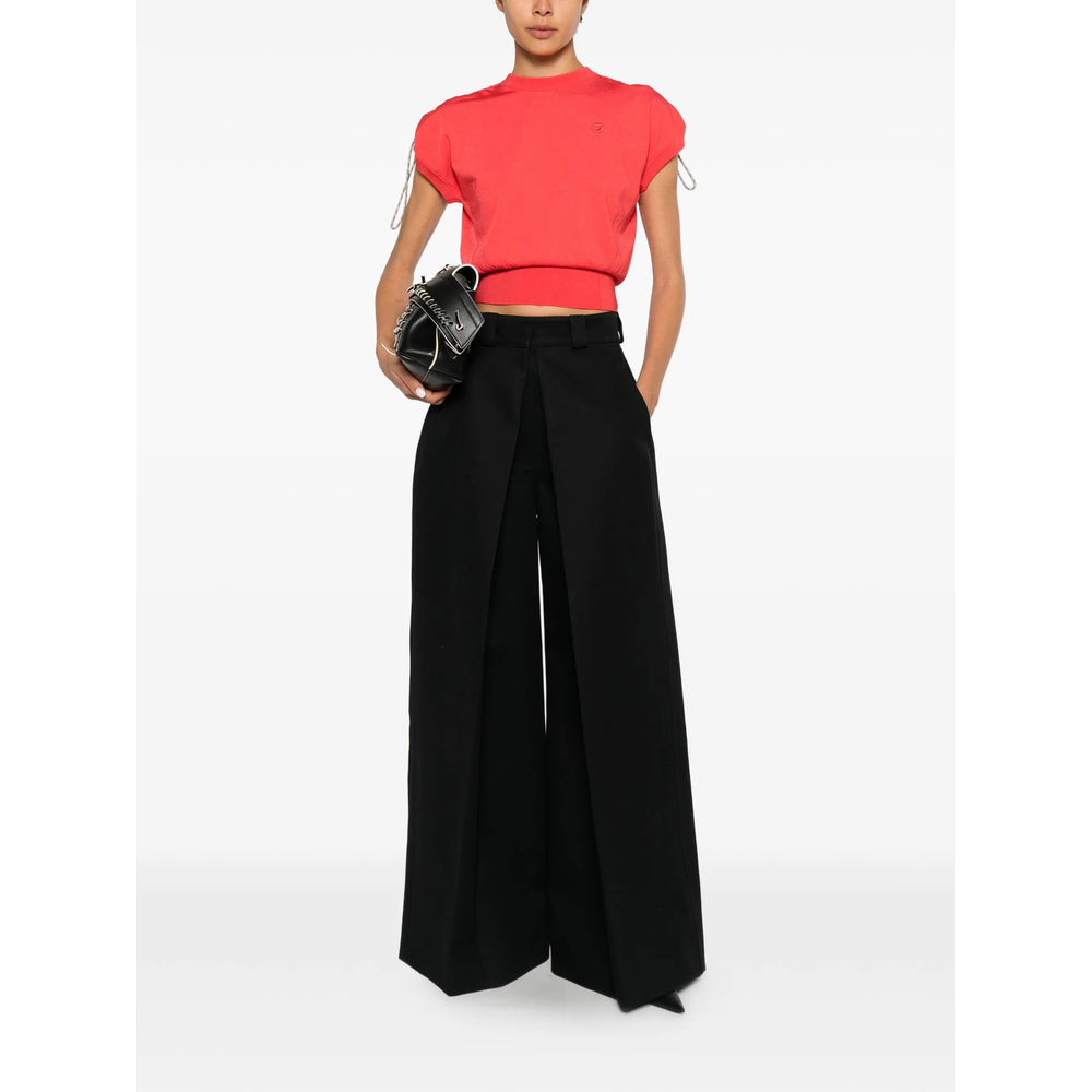 Balenciaga Black Trousers - Palazzo Pants Women BALENCIAGA