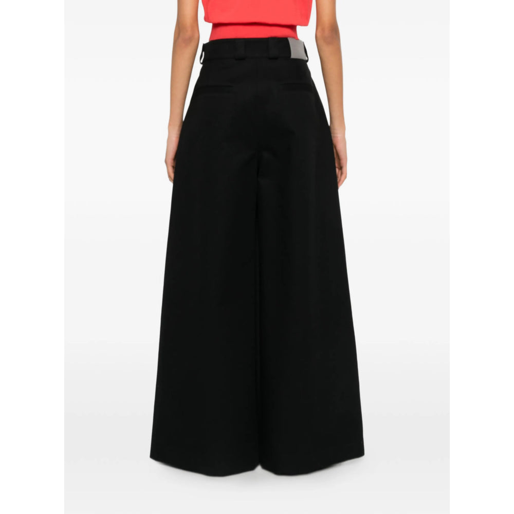 Balenciaga Black Trousers - Palazzo Pants Women BALENCIAGA