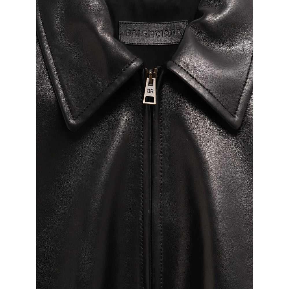 Balenciaga Black Jackets - Leather Jackets Women BALENCIAGA