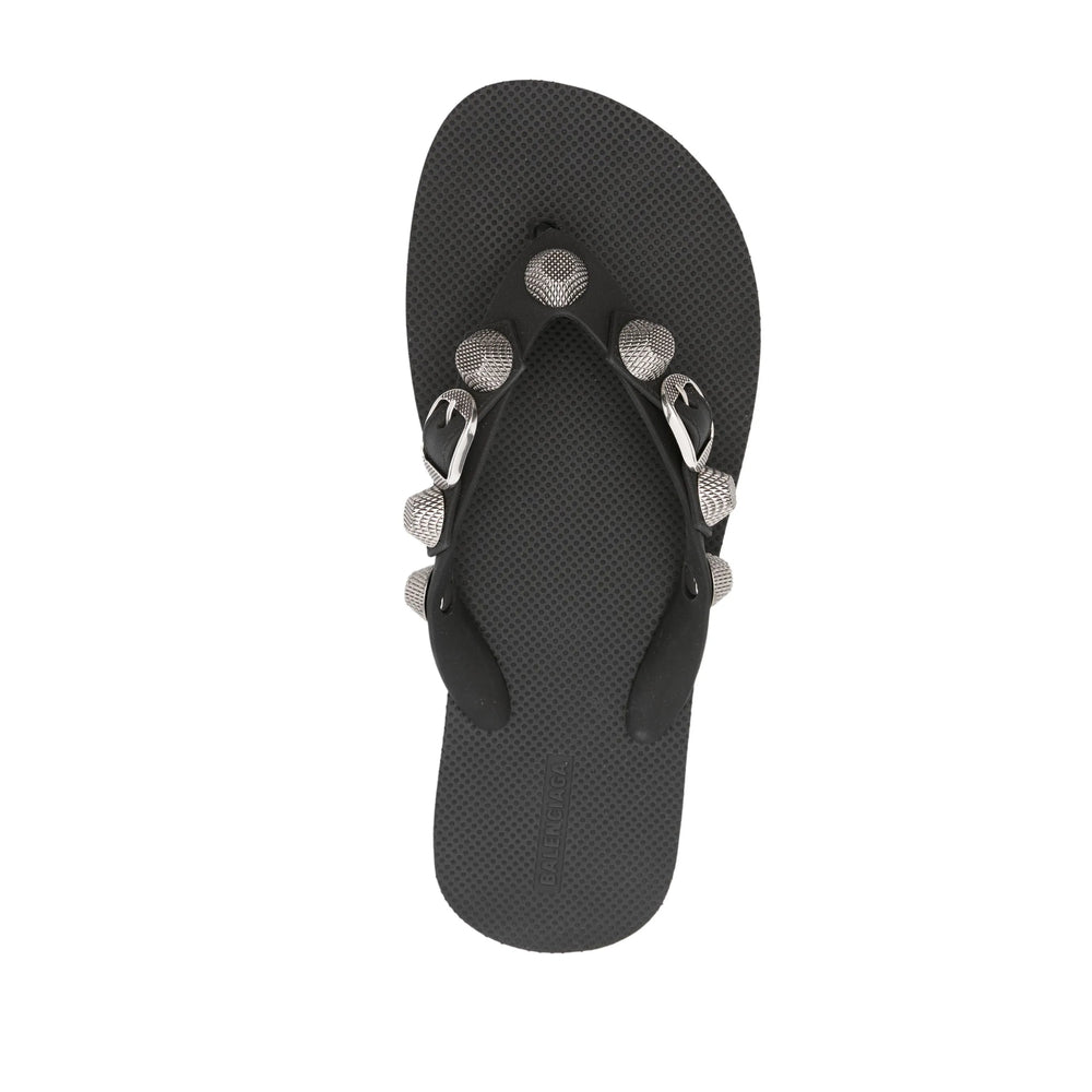 Balenciaga Black Flip-Flops & Slides Women BALENCIAGA