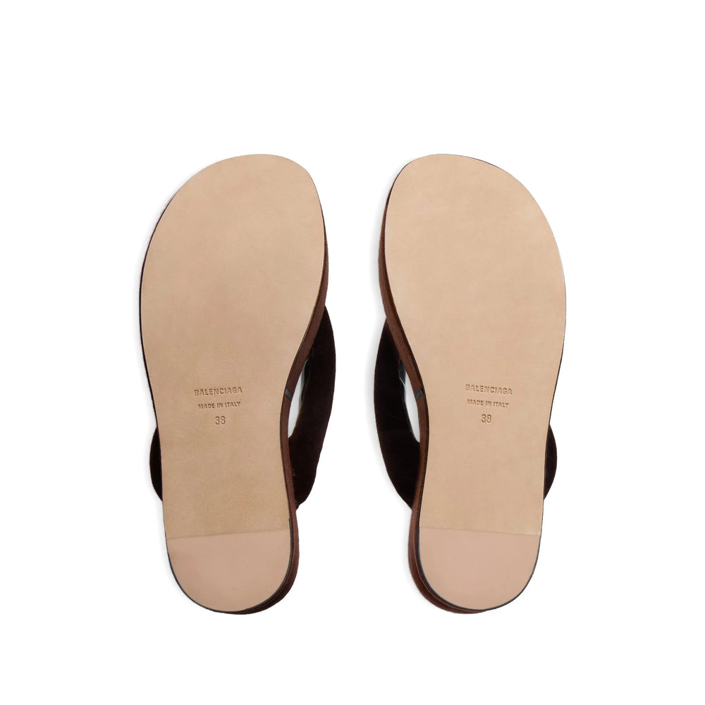 Balenciaga Brown Flip-Flops & Slides Women BALENCIAGA
