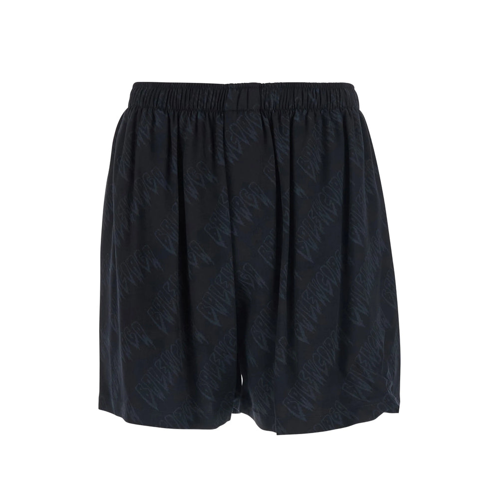 Balenciaga Black Shorts - Track & Running Shorts Men BALENCIAGA
