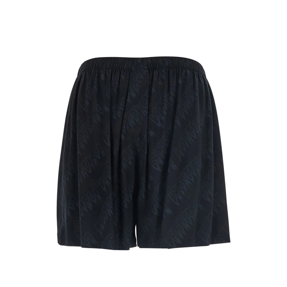 Balenciaga Black Shorts - Track & Running Shorts Men BALENCIAGA