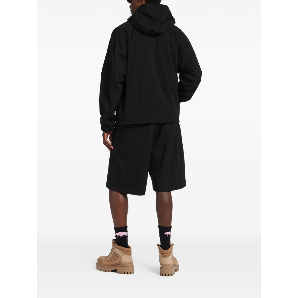 Balenciaga Black Jackets - Hooded Jackets Men BALENCIAGA
