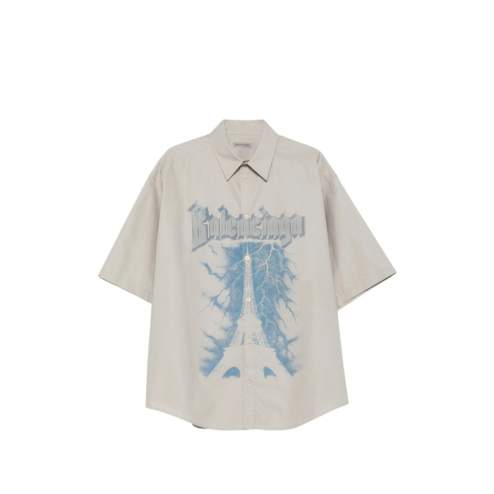 Balenciaga Grey Shirts Men BALENCIAGA