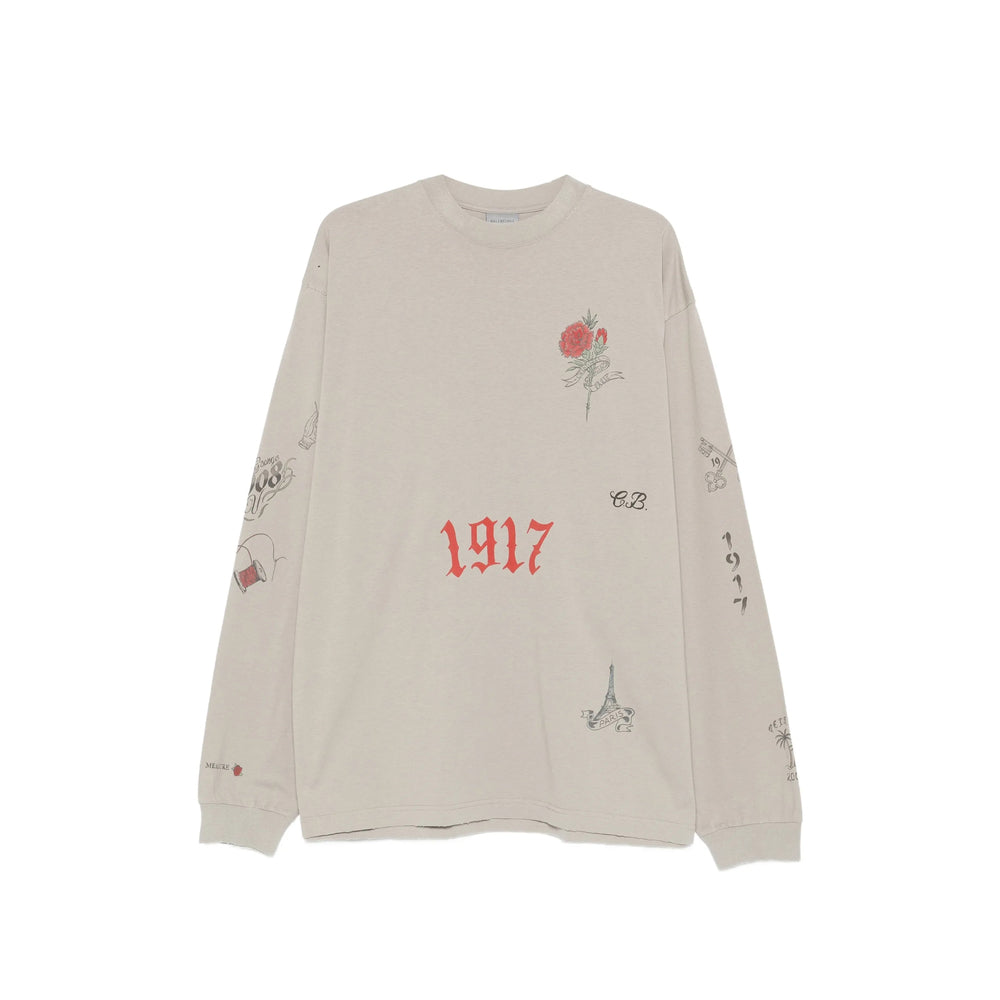 Balenciaga Grey T-Shirts & Vests - T-Shirts Men BALENCIAGA