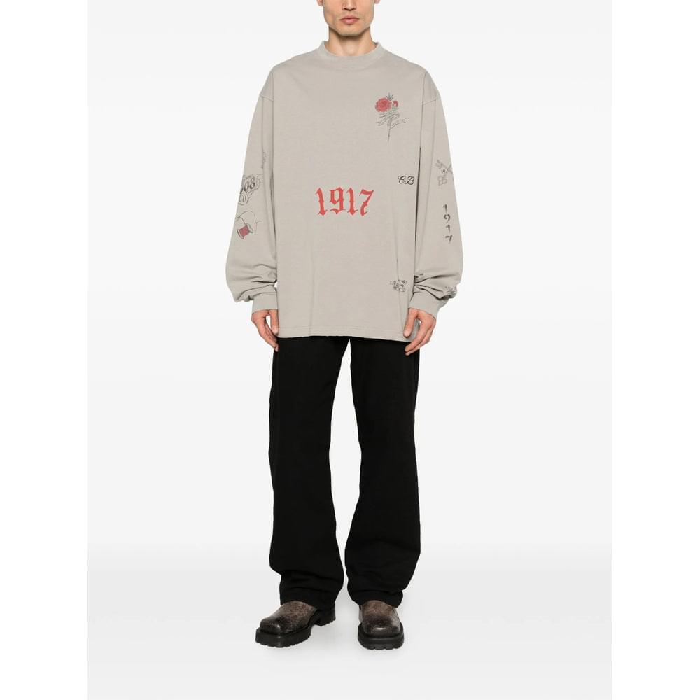 Balenciaga Grey T-Shirts & Vests - T-Shirts Men BALENCIAGA