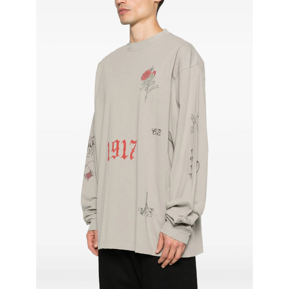 Balenciaga Grey T-Shirts & Vests - T-Shirts Men BALENCIAGA