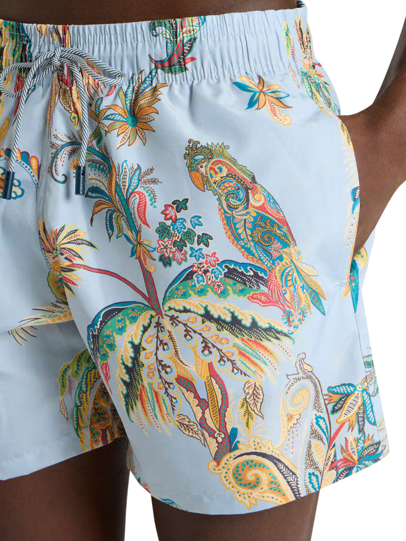 Etro Men Swimsuit With Placed Print ETRO