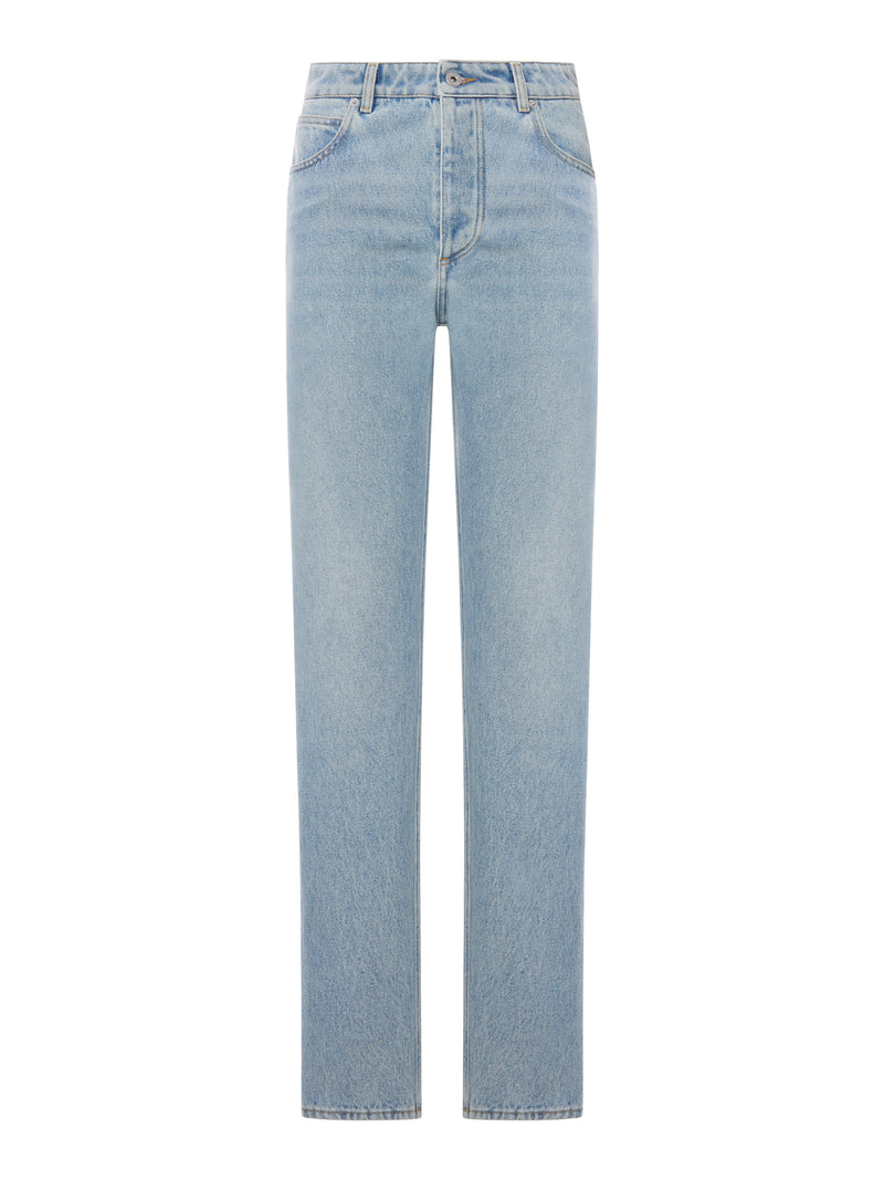 Bottega Veneta Women Straight Leg Denim Jeans, Light Wash BOTTEGA VENETA