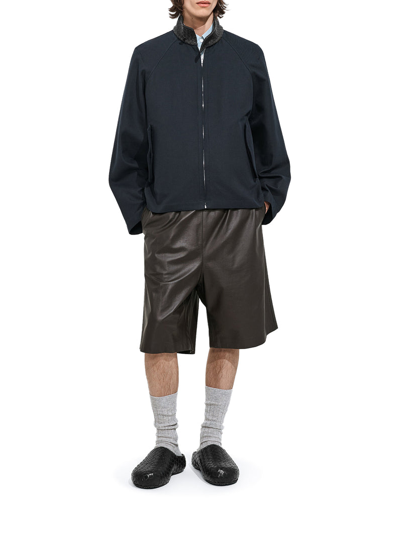 Bottega Veneta Men Cotton Gabardine Harrington Jacket BOTTEGA VENETA