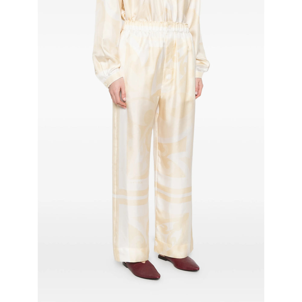 Carven Neutrals Trousers - Palazzo Pants Women CARVEN