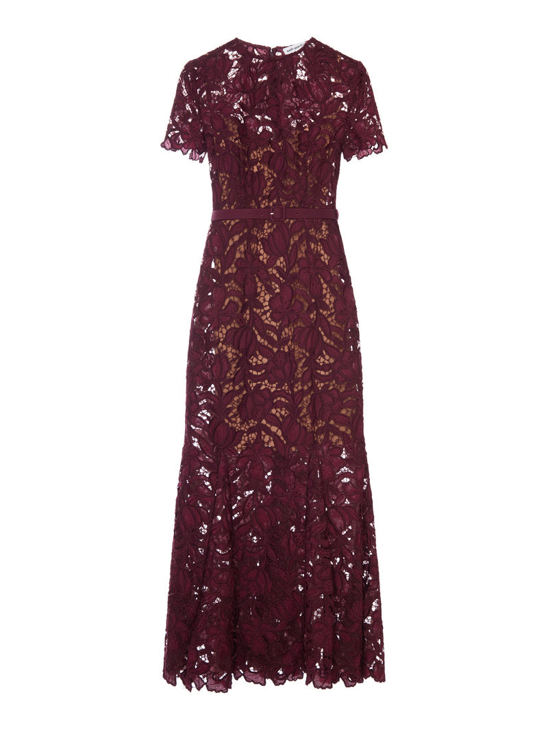 Self-Portrait Women Midi Lace Dress SELF-PORTRAIT
