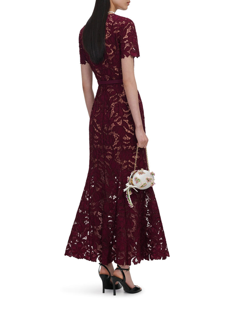 Self-Portrait Women Midi Lace Dress SELF-PORTRAIT
