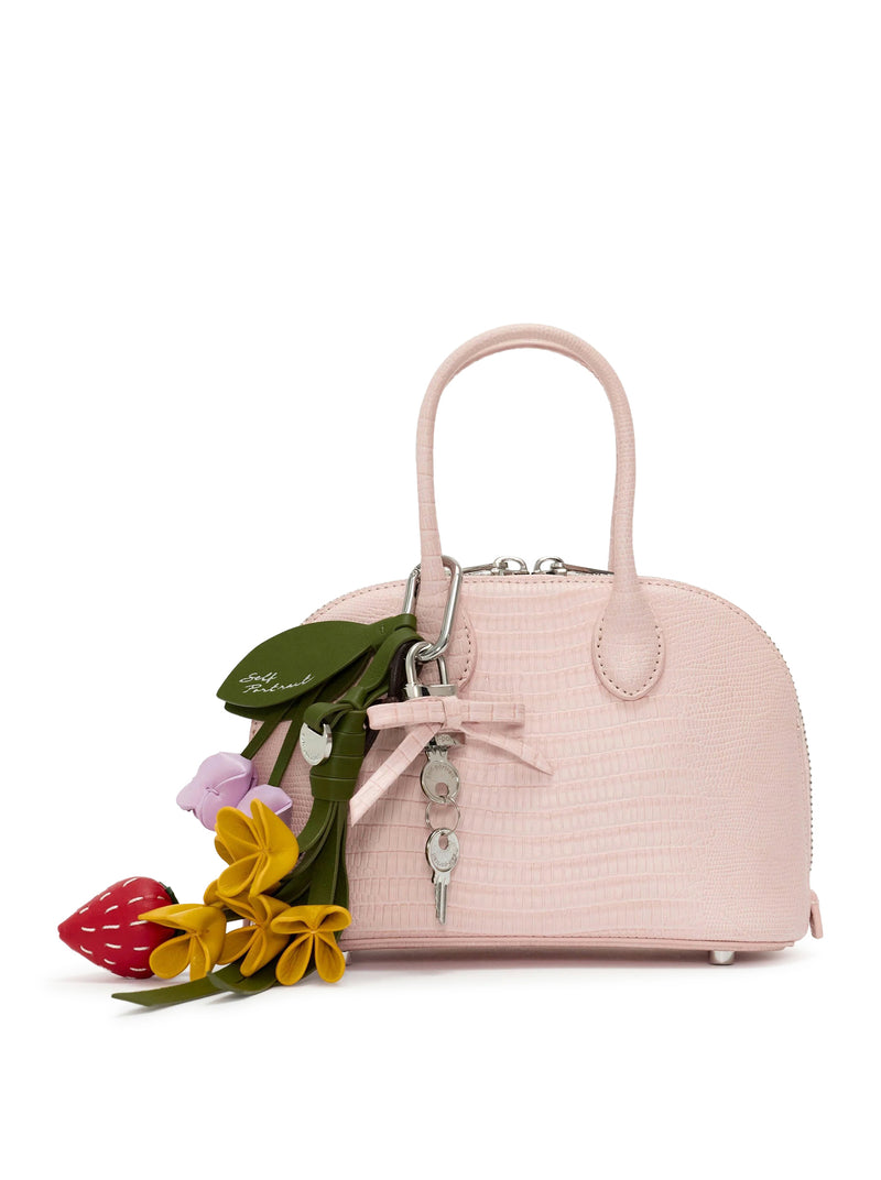 Self-Portrait Women Mini Leather Bag With Pendant SELF-PORTRAIT