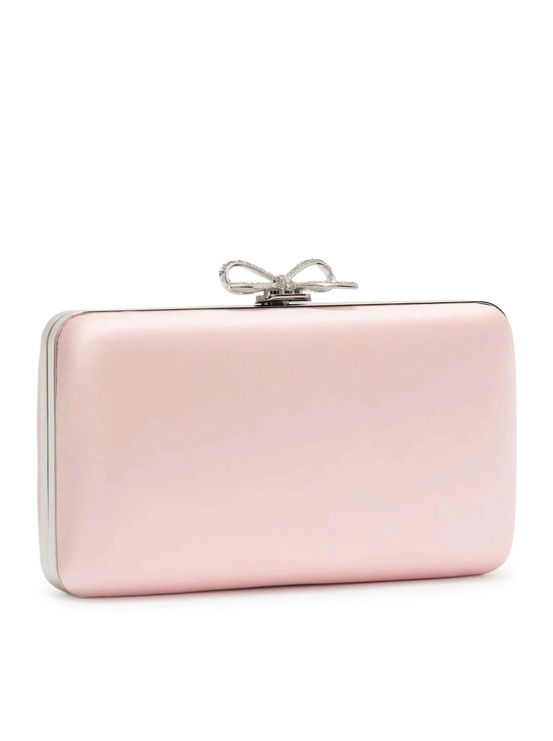 Self-Portrait Women Satin Clutch With Jewel Details SELF-PORTRAIT