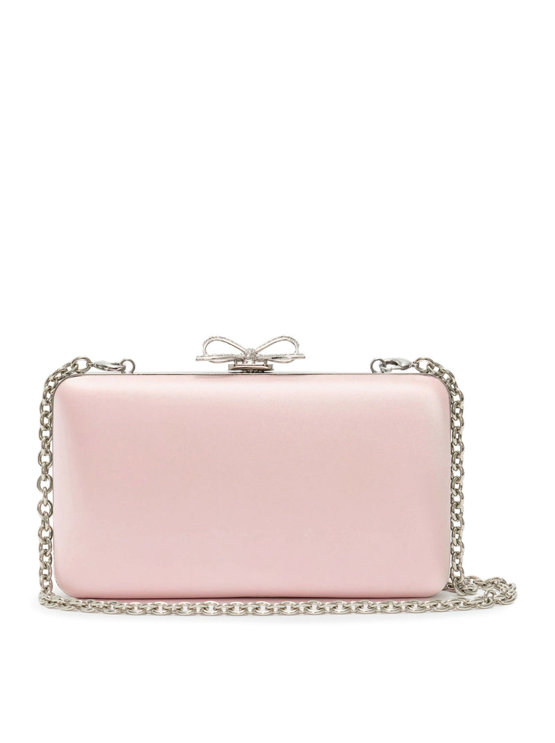 Self-Portrait Women Satin Clutch With Jewel Details SELF-PORTRAIT