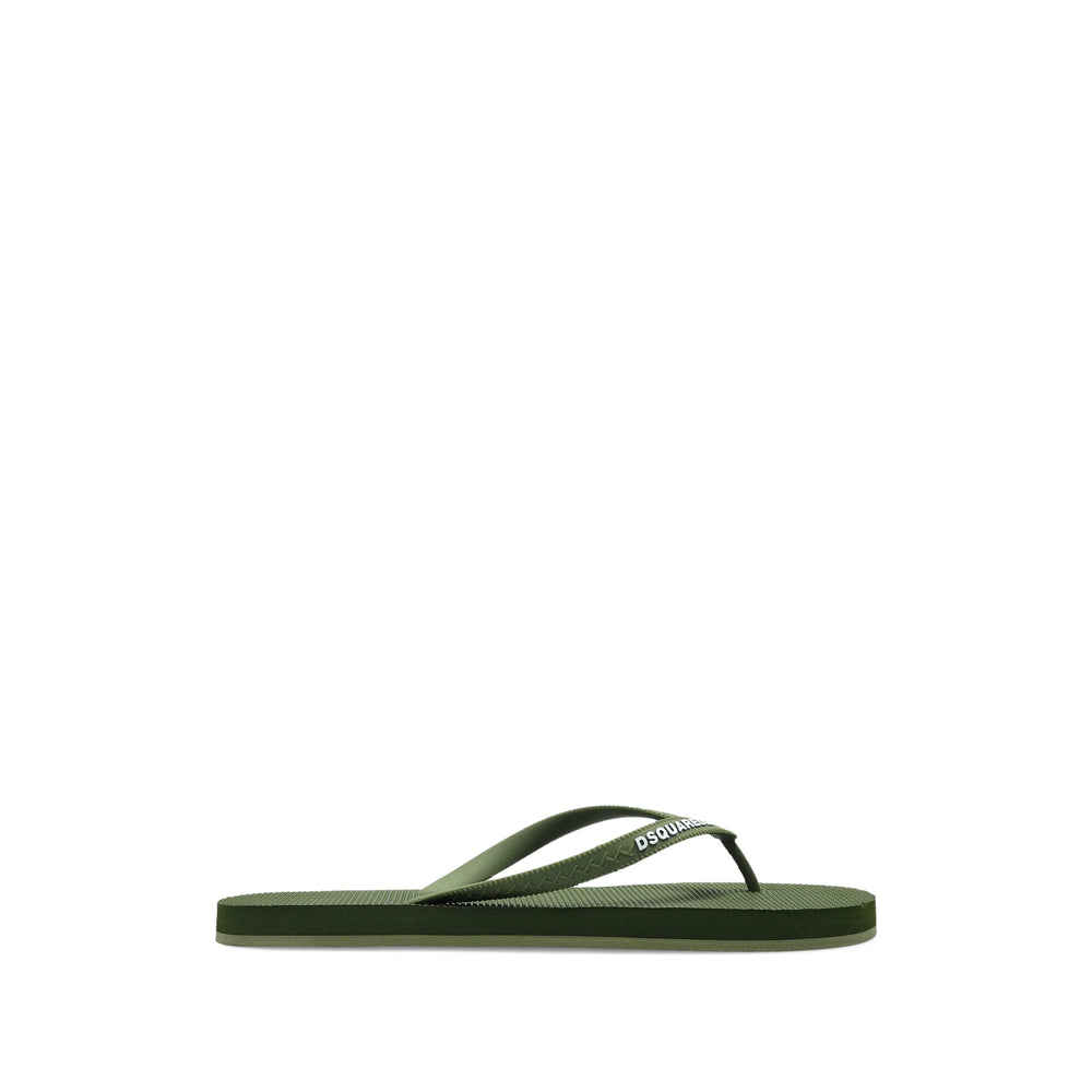 Dsquared2 Green Flip-Flops & Slides Men DSQUARED2