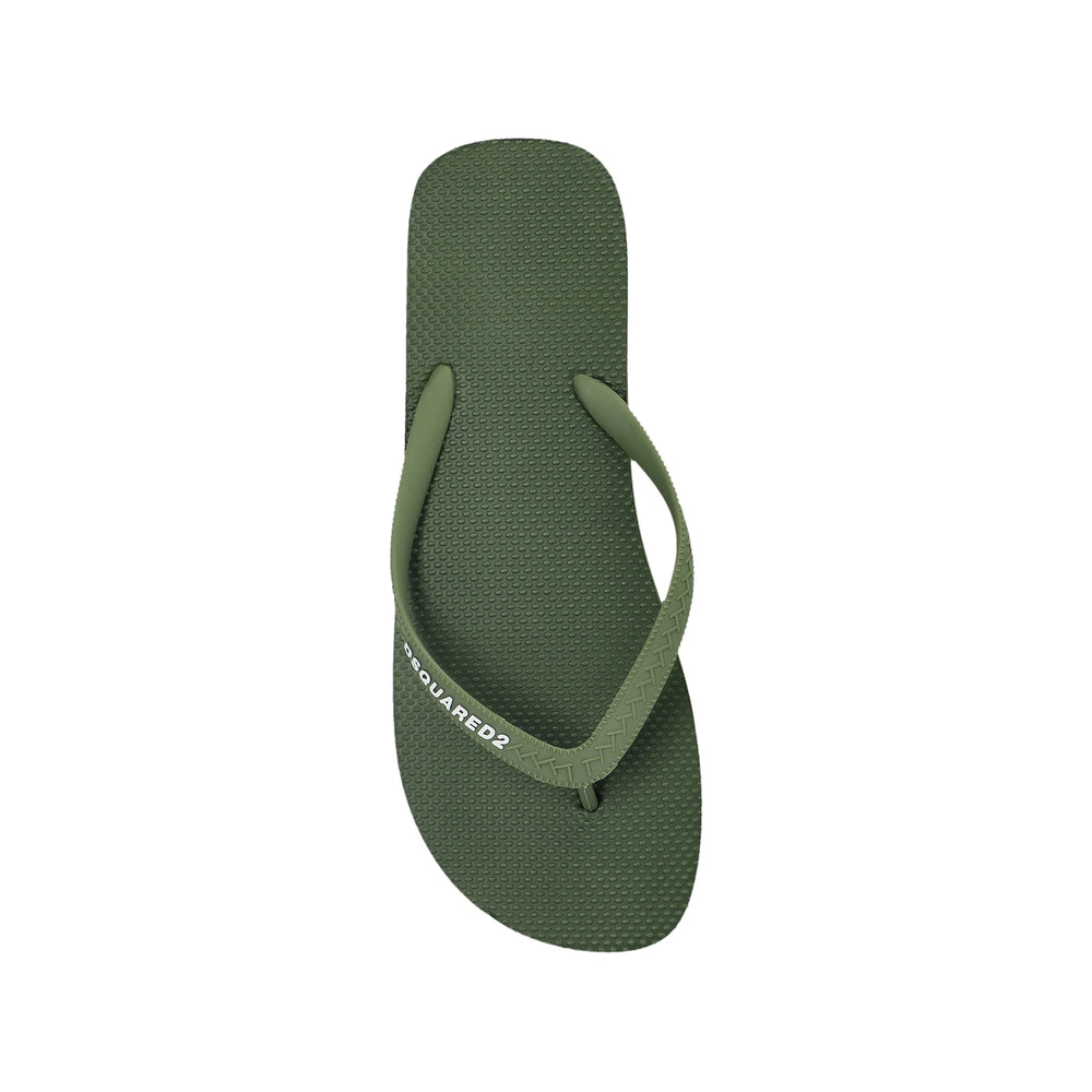 Dsquared2 Green Flip-Flops & Slides Men DSQUARED2