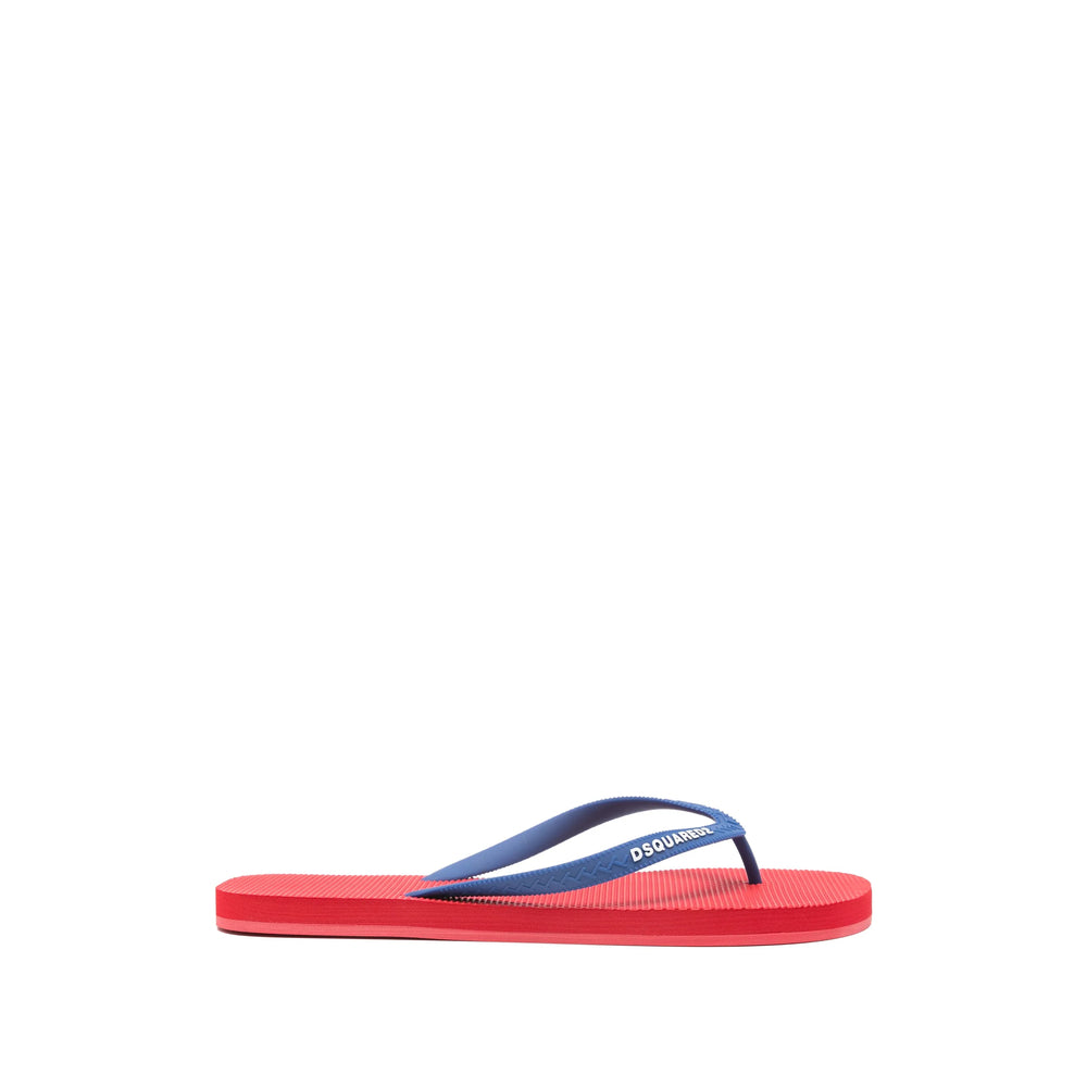 Dsquared2 Red Flip-Flops & Slides Men DSQUARED2