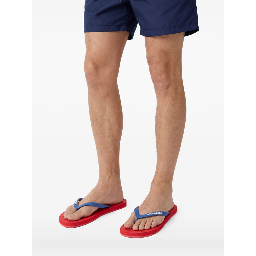 Dsquared2 Red Flip-Flops & Slides Men DSQUARED2