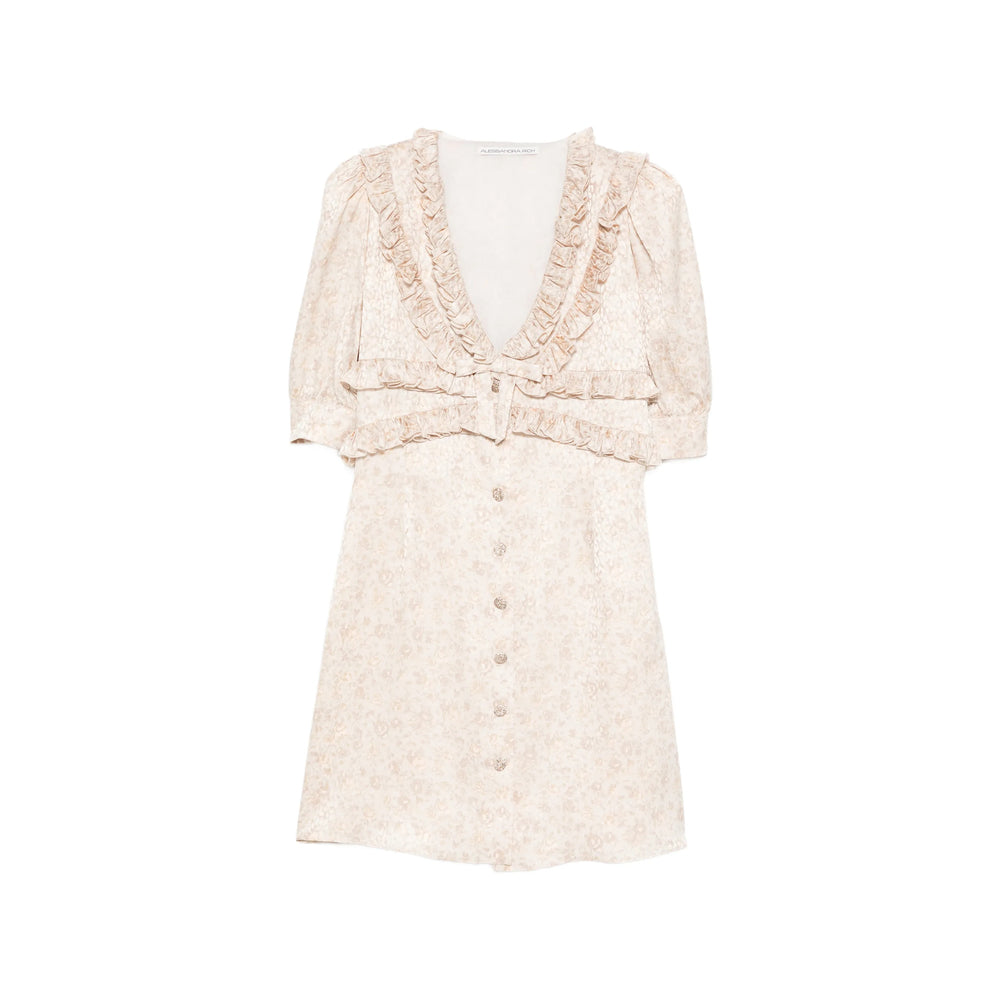 Alessandra Rich Neutrals Dresses - Day Dresses Women ALESSANDRA RICH