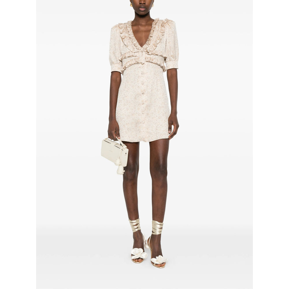 Alessandra Rich Neutrals Dresses - Day Dresses Women ALESSANDRA RICH