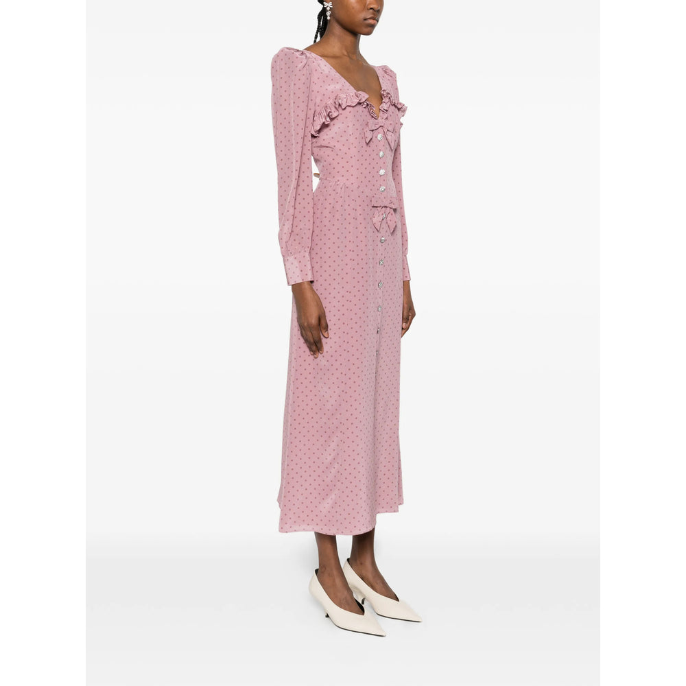 Alessandra Rich Pink Dresses - Day Dresses Women ALESSANDRA RICH