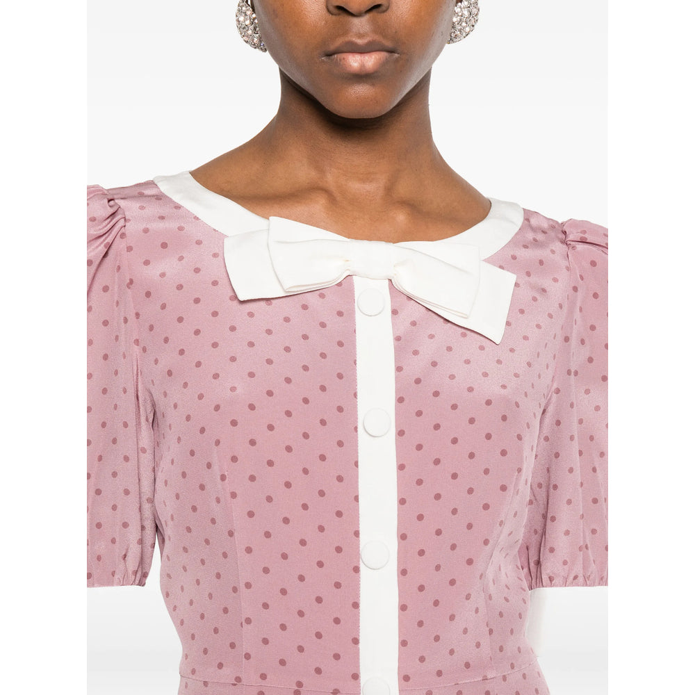 Alessandra Rich Pink Dresses - Day Dresses Women ALESSANDRA RICH