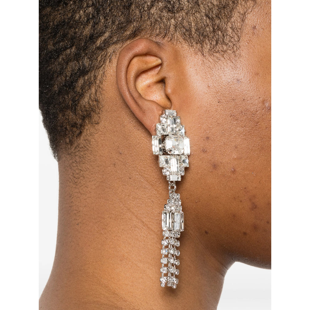 Alessandra Rich Silver Earrings Women ALESSANDRA RICH