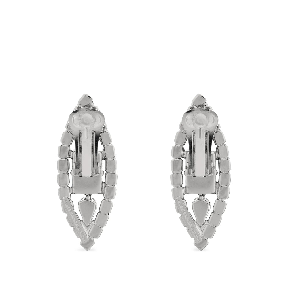 Alessandra Rich Silver Earrings Women ALESSANDRA RICH