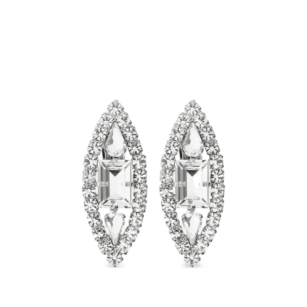 Alessandra Rich Silver Earrings Women ALESSANDRA RICH