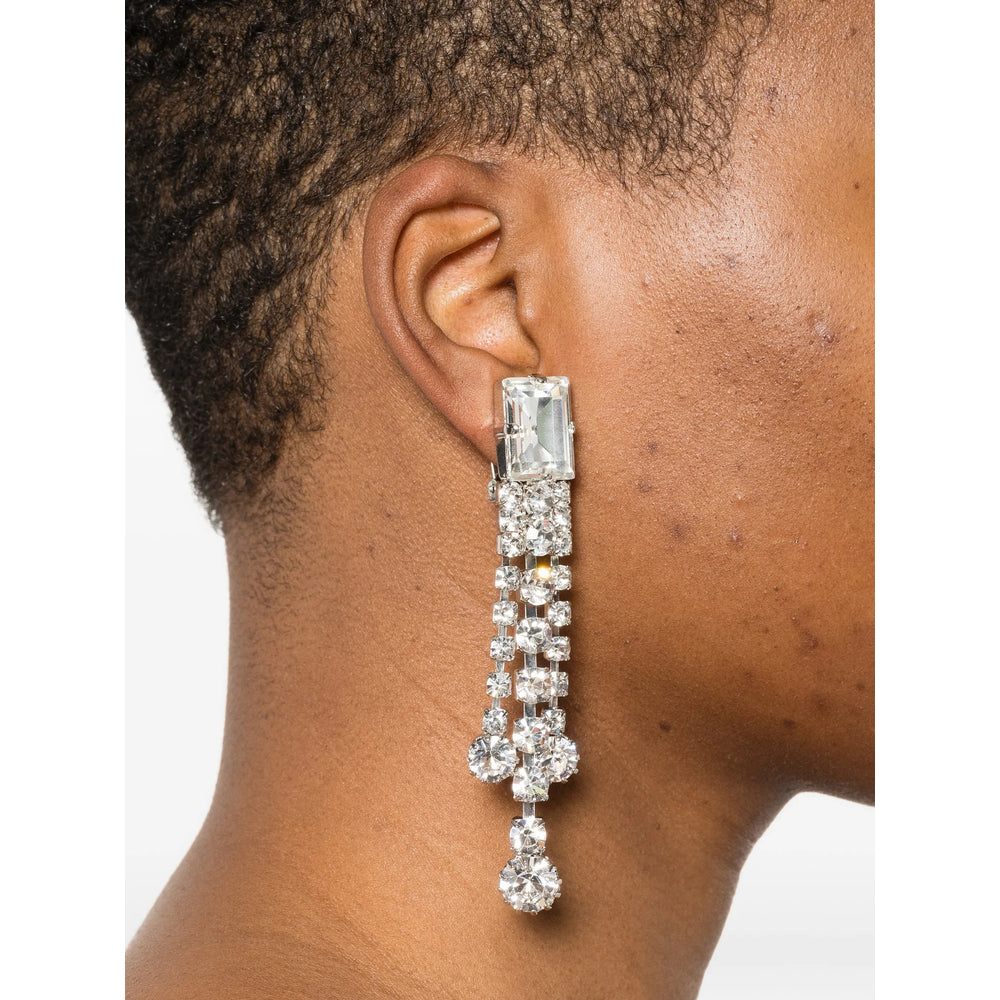 Alessandra Rich Silver Earrings Women ALESSANDRA RICH