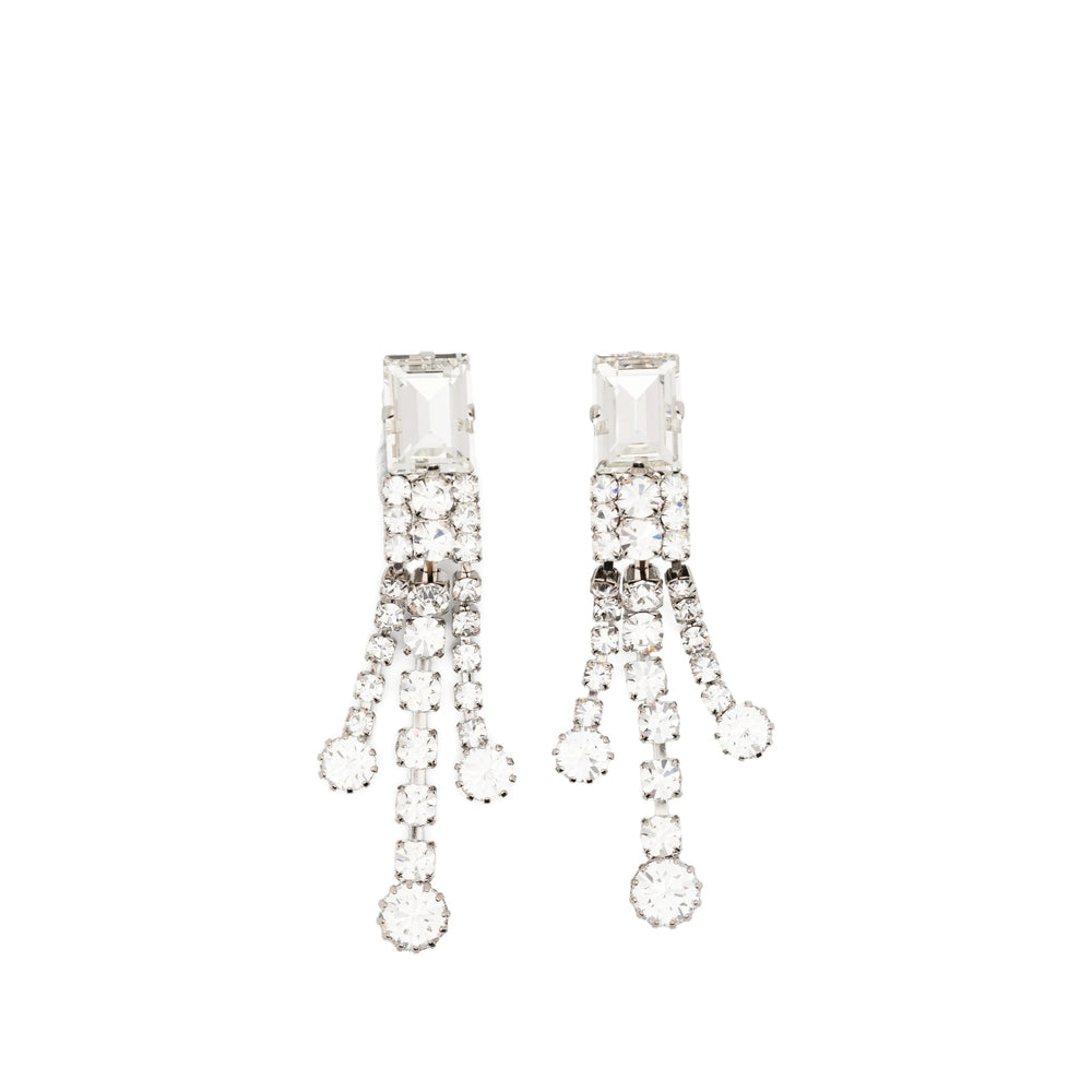Alessandra Rich Silver Earrings Women ALESSANDRA RICH