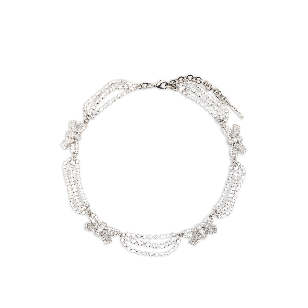 Alessandra Rich Silver Necklaces Women ALESSANDRA RICH
