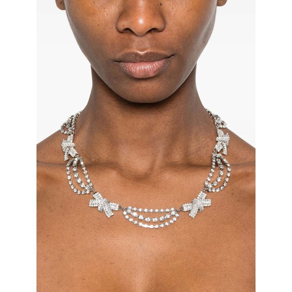 Alessandra Rich Silver Necklaces Women ALESSANDRA RICH