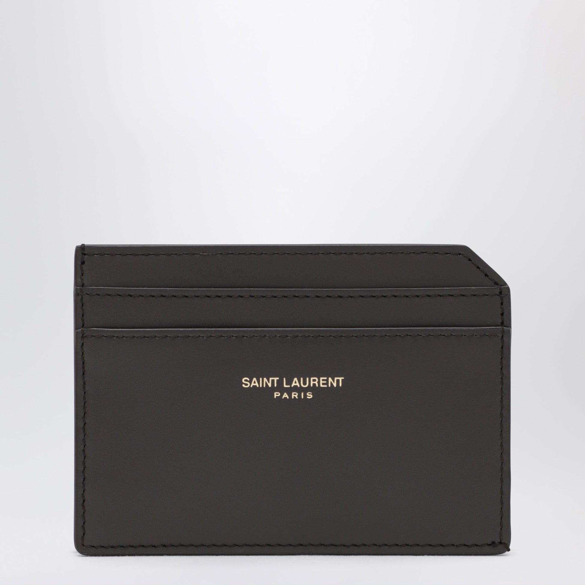 Saint Laurent Bicolor Leather Card Holder Men SAINT LAURENT