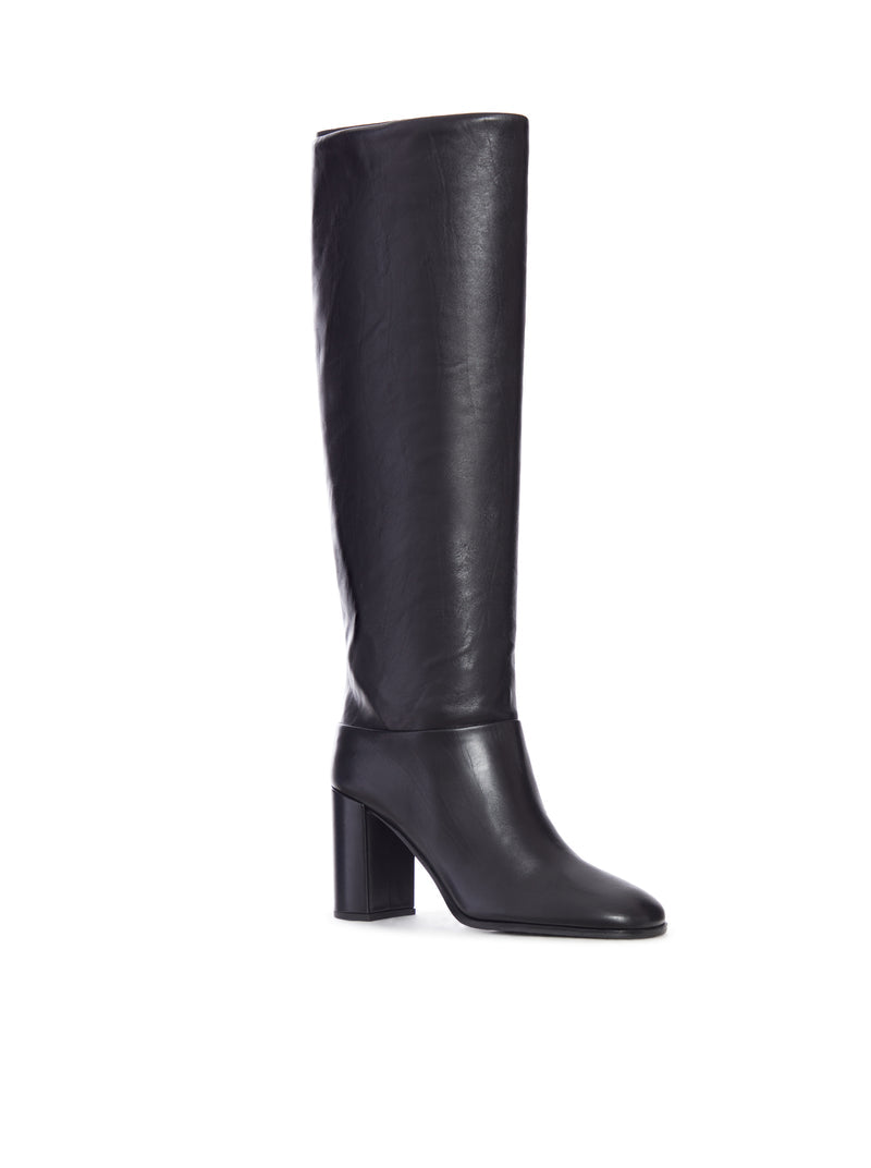 Prada Women Leather Heel Boots PRADA