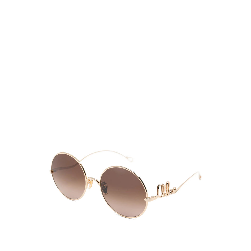 Chloé Gold Sunglasses Women CHLOE
