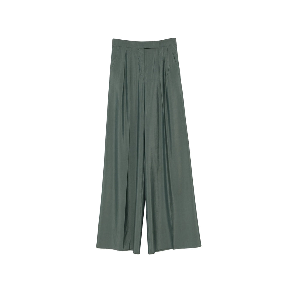 Max Mara Green Trousers - Palazzo Pants Women MAX MARA