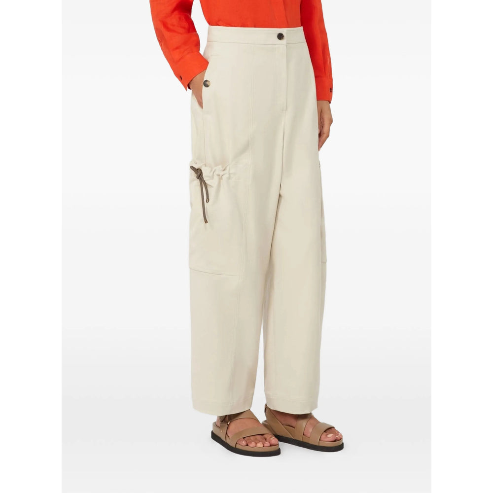 Max Mara Neutrals Trousers - Tapered Trousers Women MAX MARA