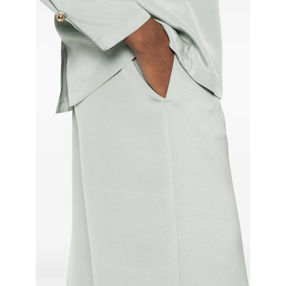 Max Mara Green Trousers - Palazzo Pants Women MAX MARA
