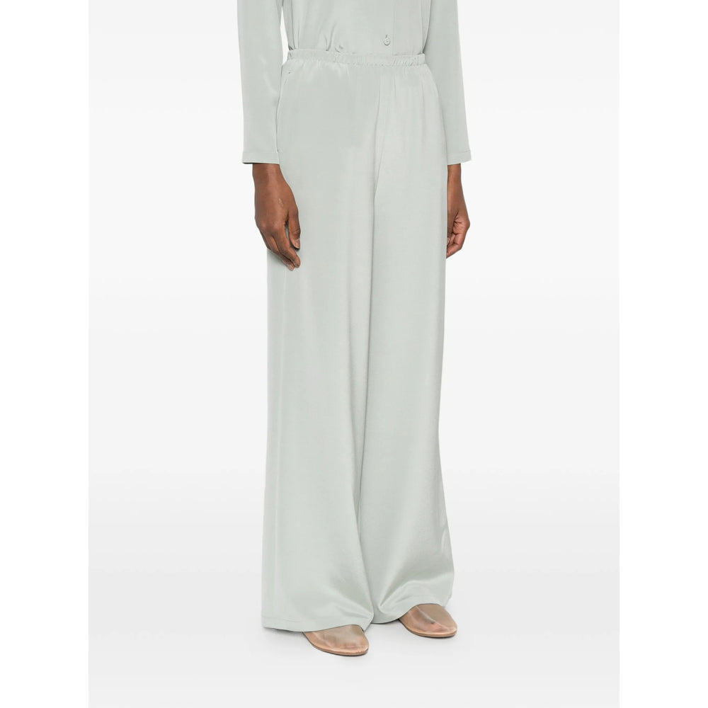 Max Mara Green Trousers - Palazzo Pants Women MAX MARA