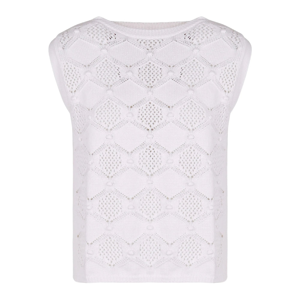 Max Mara Studio White Tops - Vests & Tank Tops Women MAX MARA STUDIO