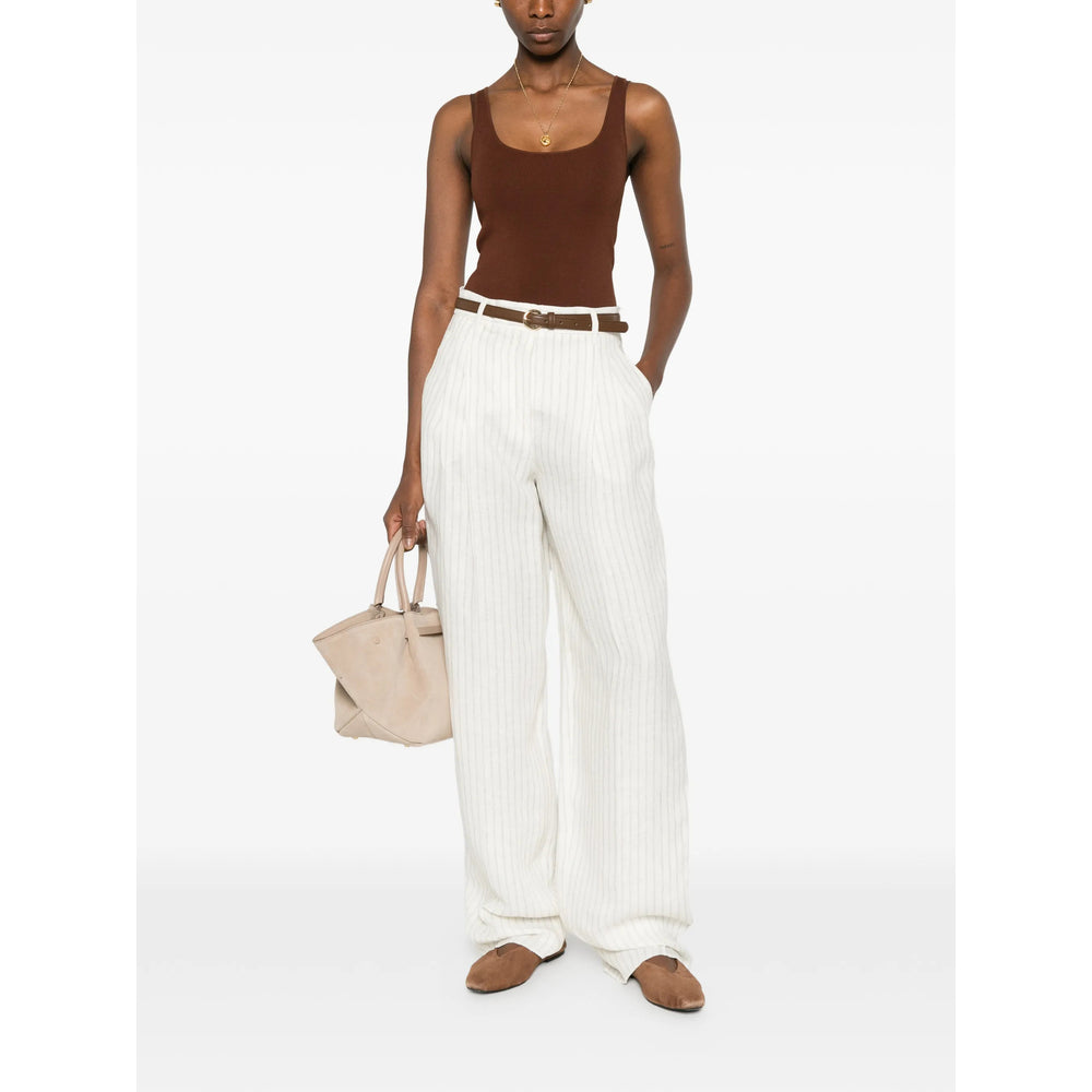 Max Mara Studio Neutrals Trousers - High-Waisted Trousers Women MAX MARA STUDIO
