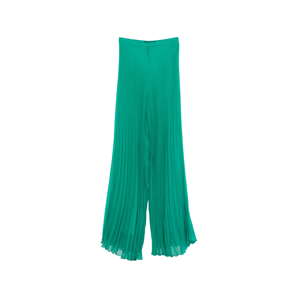 Max Mara Pianoforte Green Trousers - Straight Trousers Women MAX MARA