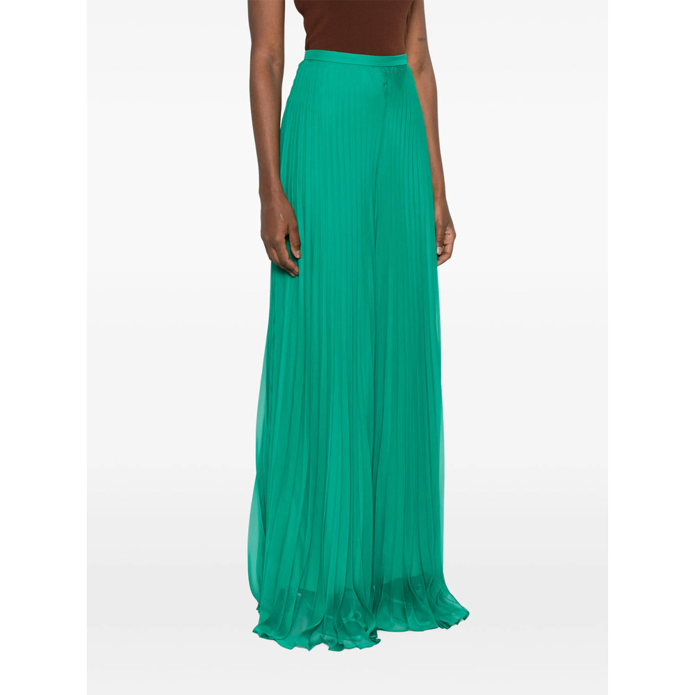 Max Mara Pianoforte Green Trousers - Straight Trousers Women MAX MARA