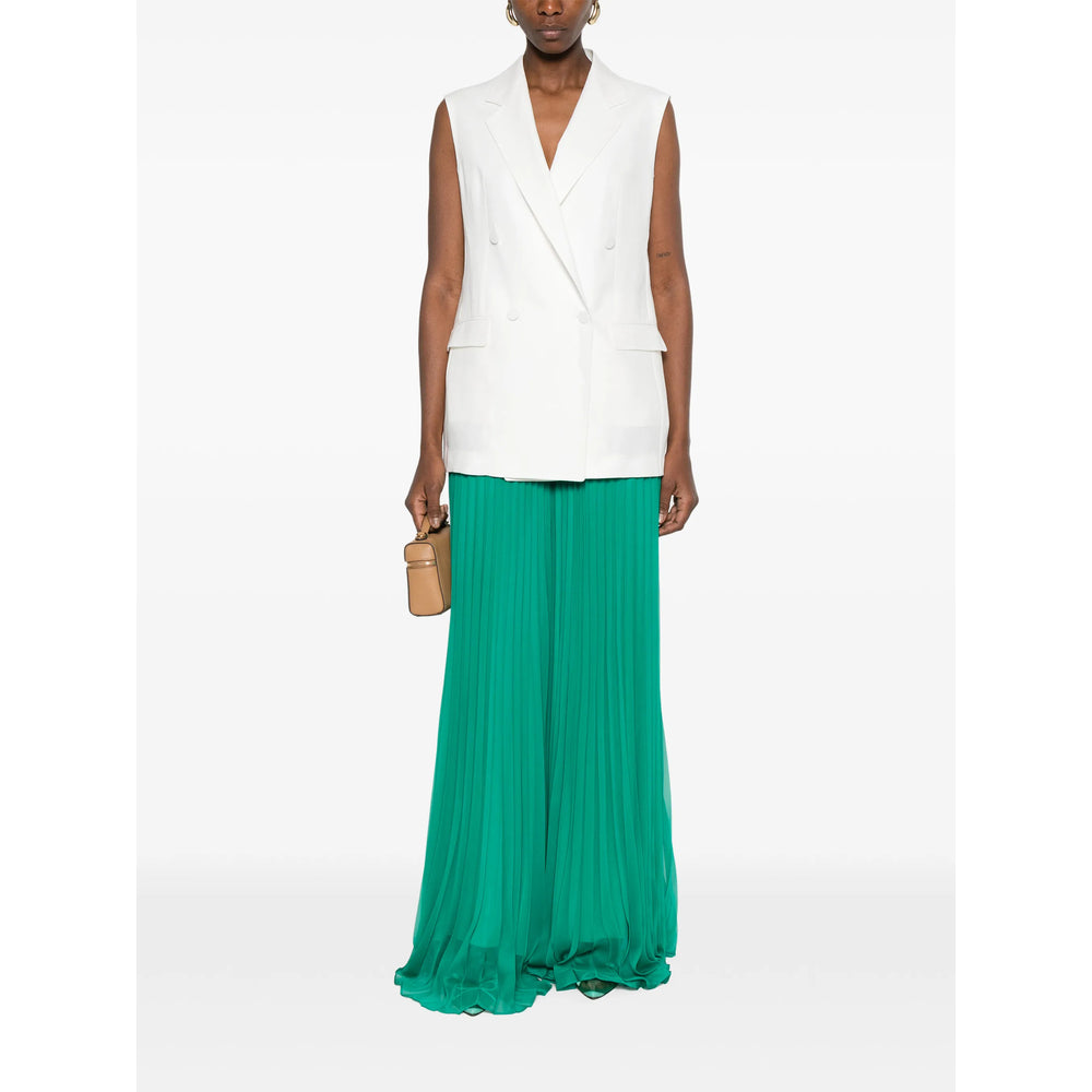 Max Mara Pianoforte Green Trousers - Straight Trousers Women MAX MARA