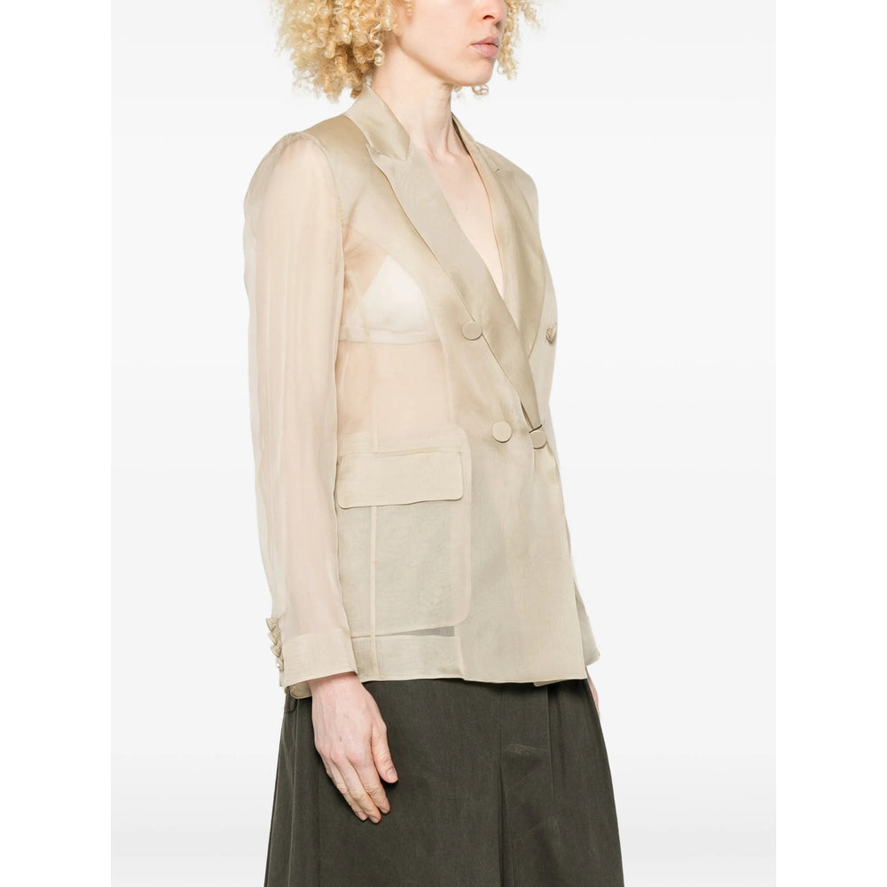 Max Mara Pianoforte Brown Jackets - Fitted Jackets Women MAX MARA